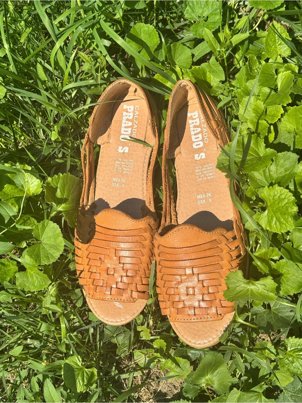 Rado Women's Tan Woven Leather Moccasin Slip-Ons